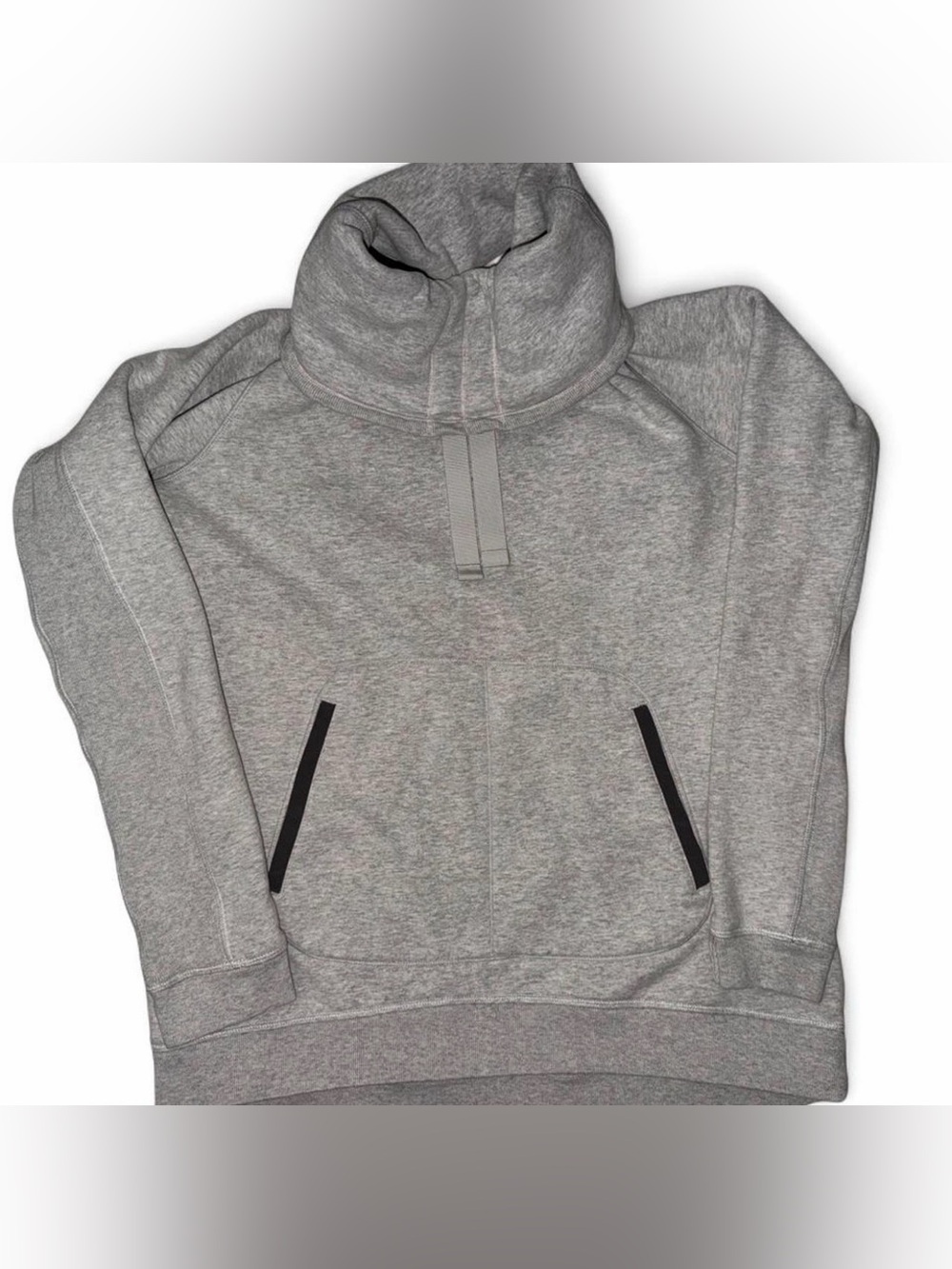 lululemon athletica Gray Funnel Neck Pullover Sweatshirt